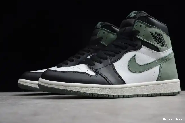 MaikeSneakers Green 555088-135 Retro High 1 Clay OG Jordan Air 0419